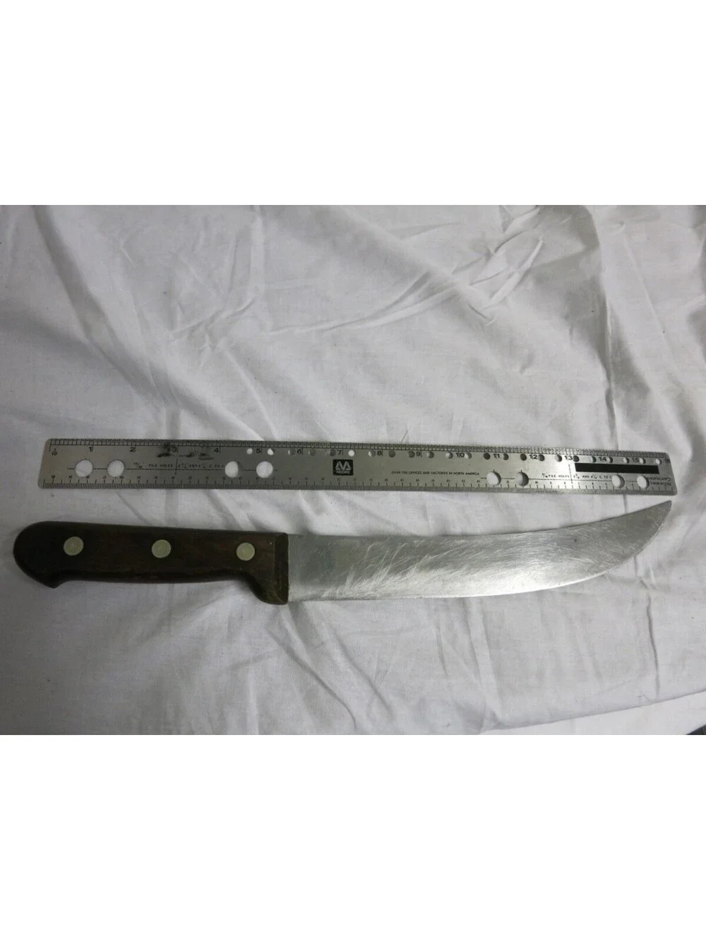 R.H. Forschner Co Victorinox Curved Butcher Knife Made In Switzerland